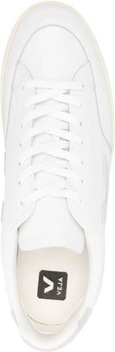 Veja Witte Sneaker met Suède Inzetstukken White Heren
