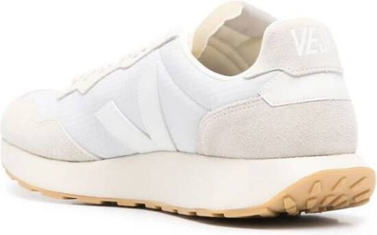 Veja Witte Sneaker met Suède Panelen White Heren