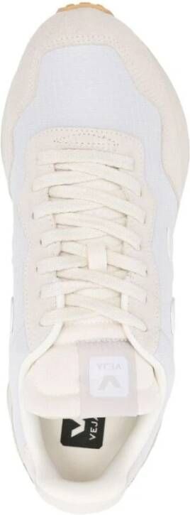 Veja Witte Sneaker met Suède Panelen White Heren