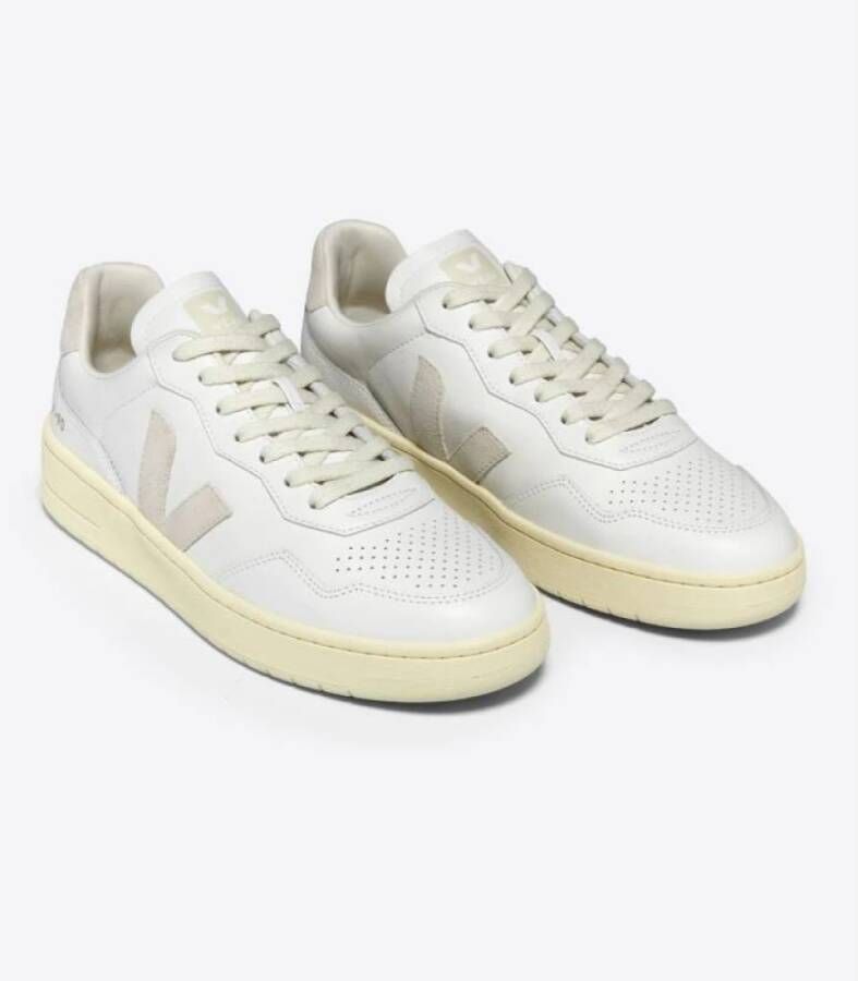 Veja Witte Sneakers met Natuurlijke Details White Heren