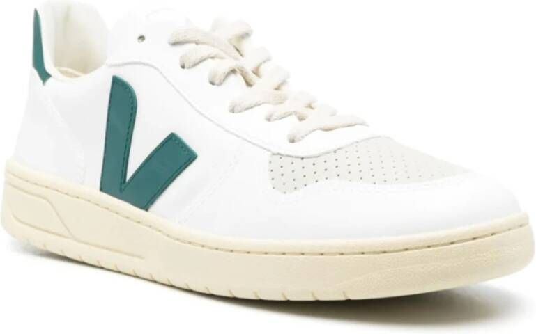 Veja Witte Sneakers met Veganistisch Leer en Biologisch Katoen Wit Heren