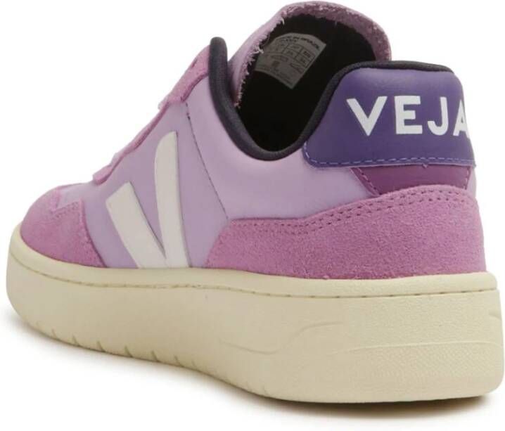 Veja Paarse Sneakers V-90 Orchidee Wit Purple Dames