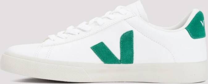 Veja Groene Leren Sneakers met Logo Detail White - Foto 10