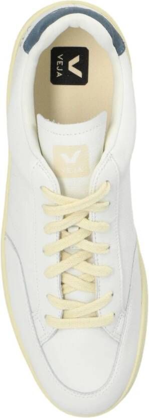 Veja Witte Leren Sneakers Ronde Neus White Heren - Foto 4