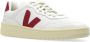 Veja Traced Leather Sneakers in Extra White Marsala White - Thumbnail 27
