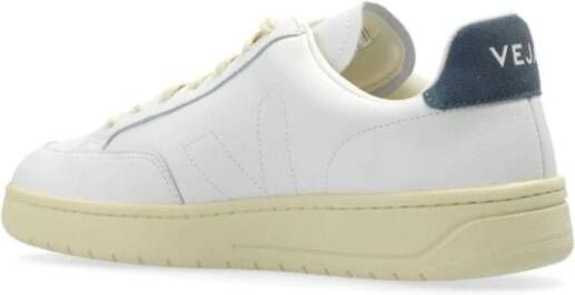 Veja Witte Leren Sneakers Ronde Neus White Heren - Foto 5