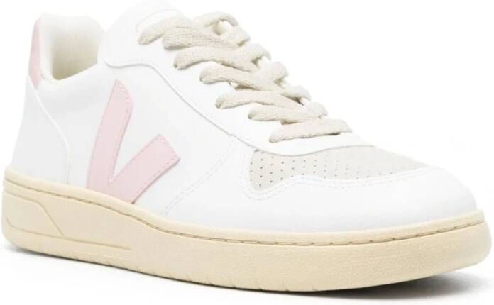 Veja Witte V-10 CWl Low-Top Sneakers White Dames