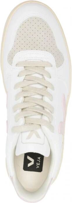 Veja Witte V-10 CWl Low-Top Sneakers White Dames