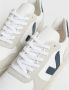 Veja Gerecyclede B-Mesh Sneakers met Marineblauwe Accenten White - Thumbnail 14