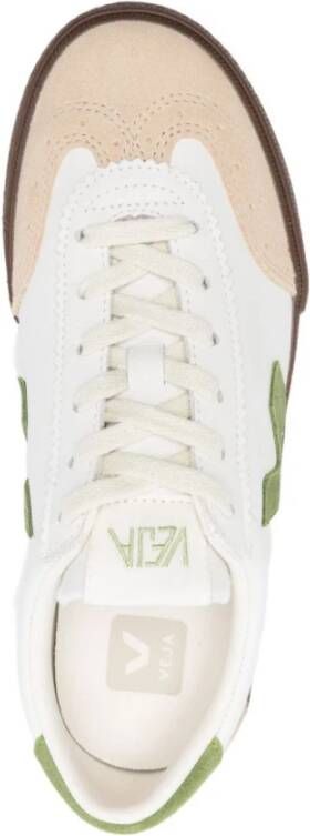 Veja Witte Veterschoenen met Rubberen Zool