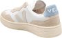Veja Witte Lichtblauwe Leren Sneakers White Dames - Thumbnail 3