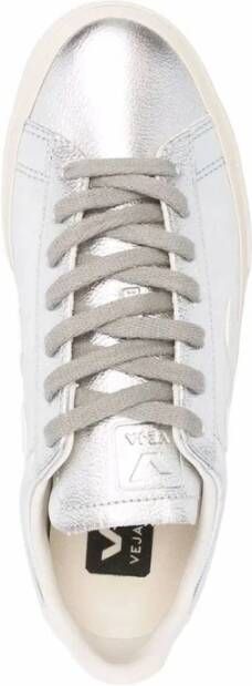 Veja Zilver Metallic Sneaker Campo Model