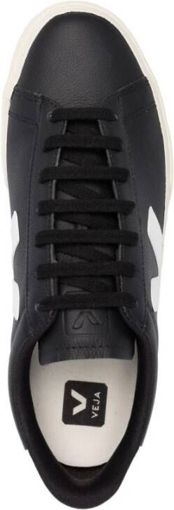 Veja Zwarte Sneakers met ChromeFree Leer Black Heren