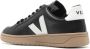 Veja V-12 Leren Sneakers Zwart Wit Black Heren - Thumbnail 11