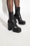 Versace Aevitas laarzen met hak van leer Zwart Dames - Thumbnail 4