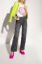 Versace Fuchsia Hak Platform Sandalen met Medusa Charme Pink Dames - Thumbnail 8