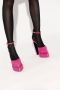 Versace Kristal Applicatie Zijden Satijnen Pumps Pink Dames - Thumbnail 4