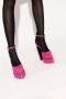 Versace Zijden Satijnen Kristal Applique Pumps Pink Dames - Thumbnail 4