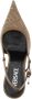 Versace Beige Platte Schoenen met Allover Slingback Ontwerp Beige Dames - Thumbnail 5
