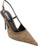 Versace Beige Platte Schoenen met Allover Slingback Ontwerp Beige Dames - Thumbnail 6