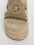 Versace Beige Wedge Sandaal met Iconisch Design - Thumbnail 2