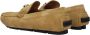 Versace Beige Suède Loafers met Front Logo - Thumbnail 2
