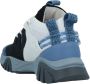 Versace Blauwe Sneakers met Suède Detail Multicolor Heren - Thumbnail 3