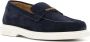 Versace Blauwe Suède Mocassins met Medusa Motief Blue Heren - Thumbnail 2