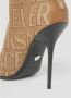 Versace Kniehoge laarzen uit de 'La Vacanza' collectie. Bruin Dames - Thumbnail 11