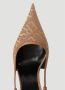 Versace Beige Platte Schoenen met Allover Slingback Ontwerp Beige Dames - Thumbnail 8