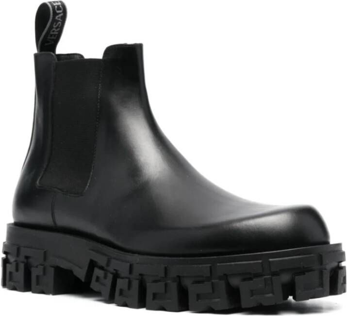 Versace Chelsea Boots Zwart Heren
