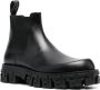 Versace Zwarte Laarzen Stijlvol Ontwerp Black Heren - Thumbnail 2