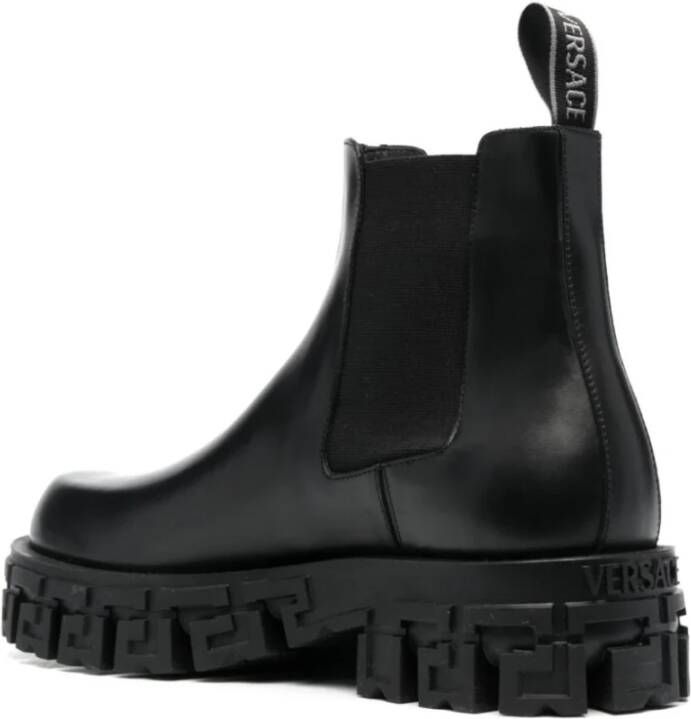 Versace Chelsea Boots Zwart Heren