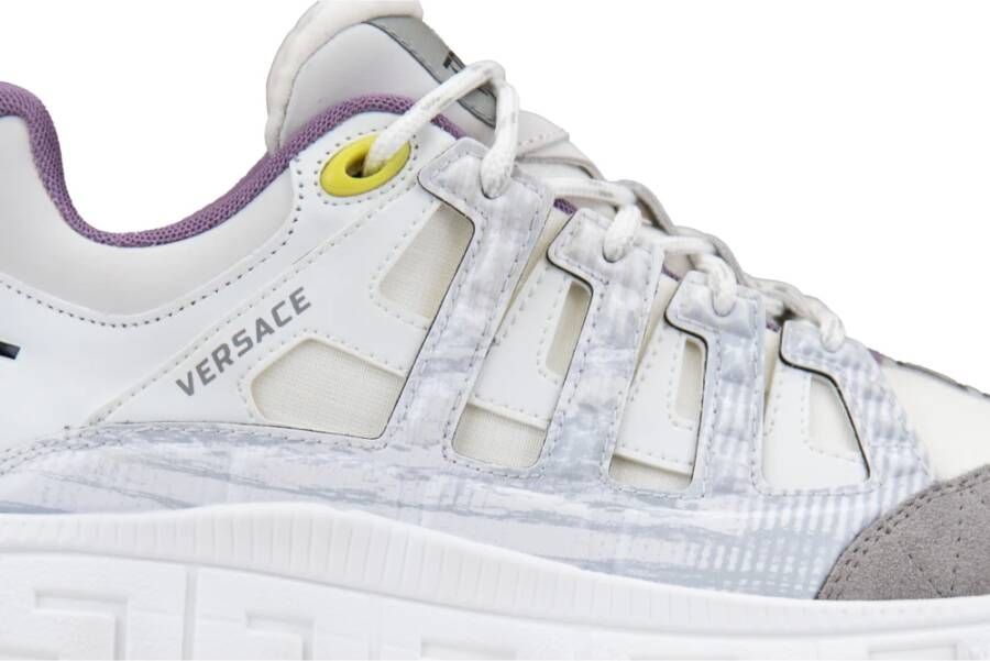 Versace Dames Veterschoenen met Suède Hiel