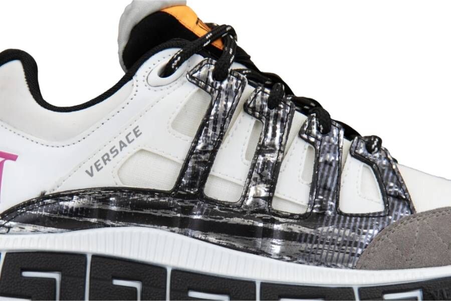 Versace Dames Veterschoenen met Suède Hiel