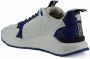 Versace Blauwe en witte kalfsleren sneakers Blue Heren - Thumbnail 3
