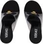 Versace Fabric sandals Black Dames - Thumbnail 4