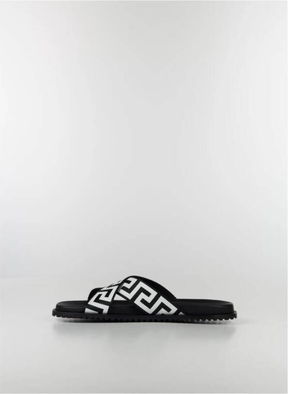 Versace Slippers Zwart Heren