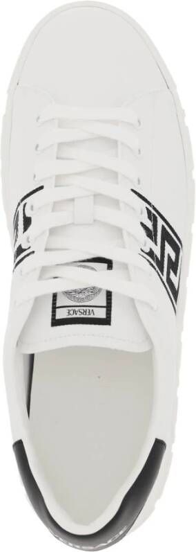 Versace Geborduurde Greca Sneakers White Heren