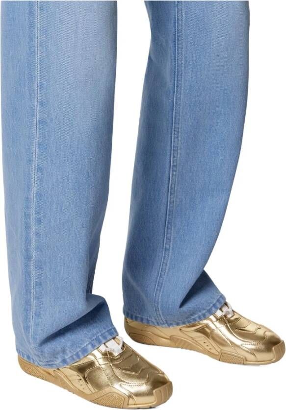 Versace Gouden sneakers met Grieks motief