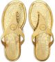Versace Goudkleurige Slip-On Medusa Teenslippers - Thumbnail 2