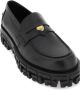 Versace Zwarte platte schoenen Mocassini Black Heren - Thumbnail 4