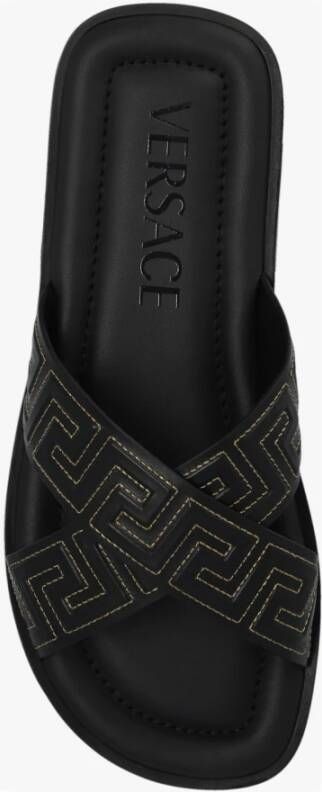 Versace Greca sandalen Zwart Heren