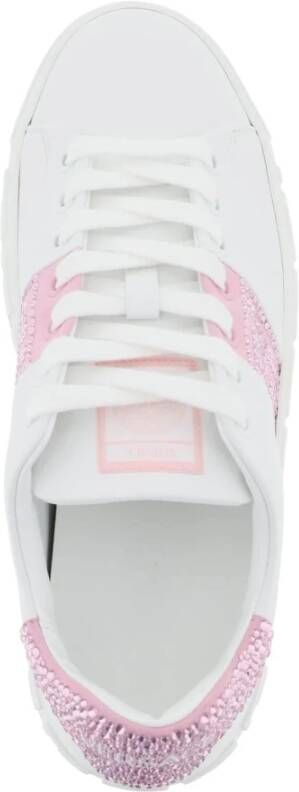 Versace Greca Sneakers met Kristallen White Dames