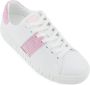Versace Witte Roze Leren Sneakers La Greca White Dames - Thumbnail 6