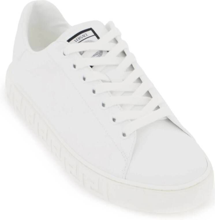 Versace Greca Veterschoenen White Dames