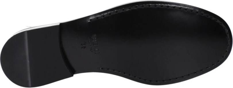 Versace Grijze Leren Instaploafers