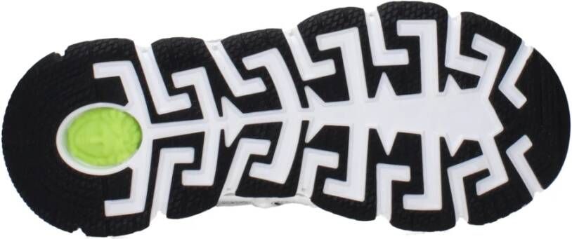 Versace Grijze Stoffen Sportsneakers