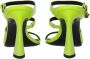 Versace Groene leren hoge hak sandalen - Thumbnail 2