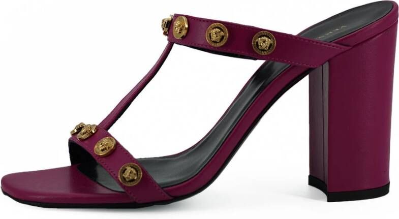 Versace Heeled Mules Purple Dames